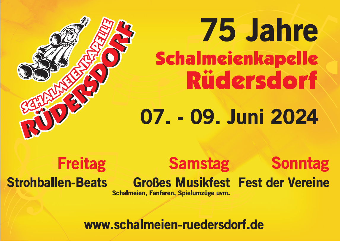 Unser 75-jähriges Jubiläum🎉 Save the date!